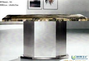 011款歐式豪華風(fēng)格不銹鋼大理石餐桌!_家居家具_(dá)世界工廠網(wǎng)中國(guó)產(chǎn)品信息庫(kù)